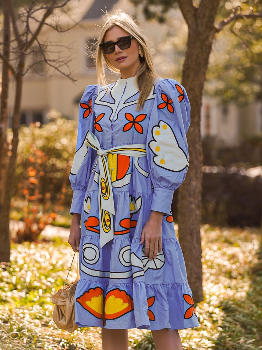 CeliaB Zircon Embroidered Dress